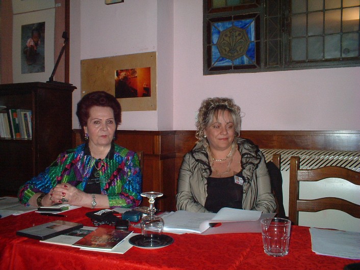 Valeria Serofilli e Lia Bronzi alle Giubbe Rosse di Firenze