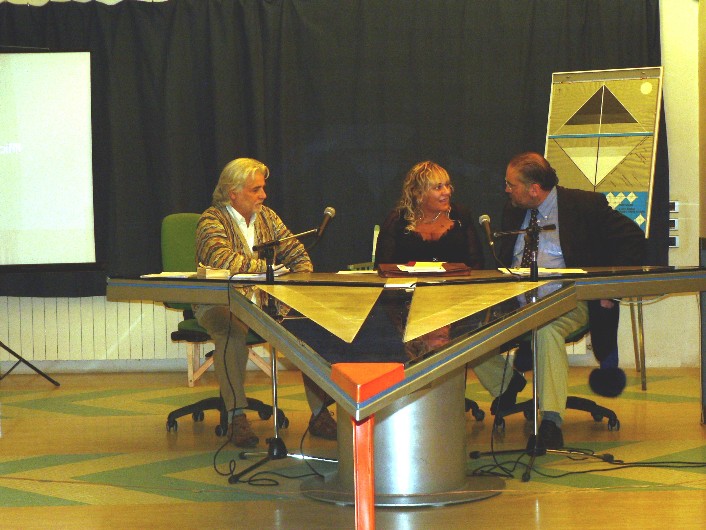 Nella foto da sinistra: Alfredo Allegri, Valeria Serofilli e Davide Caramella